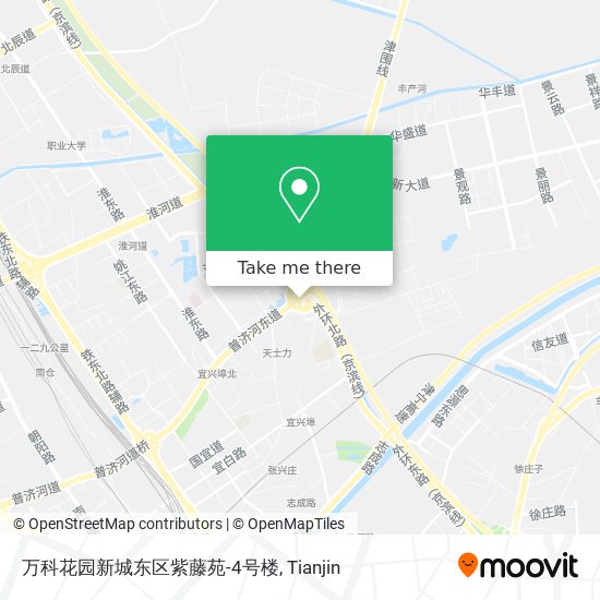 万科花园新城东区紫藤苑-4号楼 map
