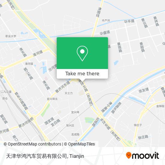 天津华鸿汽车贸易有限公司 map