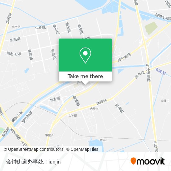 金钟街道办事处 map