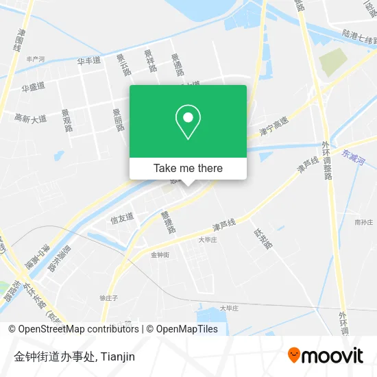 金钟街道办事处 map