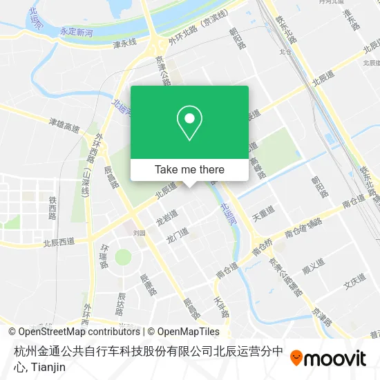 杭州金通公共自行车科技股份有限公司北辰运营分中心 map