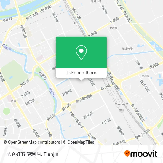 昆仑好客便利店 map