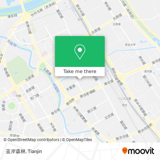 蓝岸森林 map