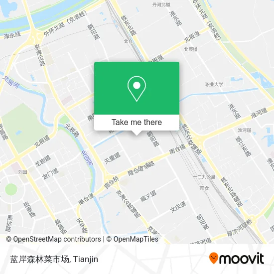 蓝岸森林菜市场 map