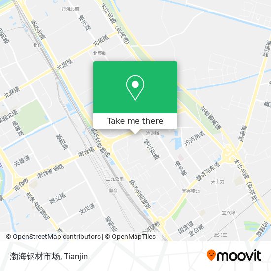渤海钢材市场 map