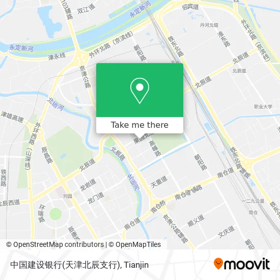 中国建设银行(天津北辰支行) map