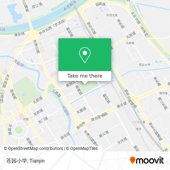 苍园小学 map