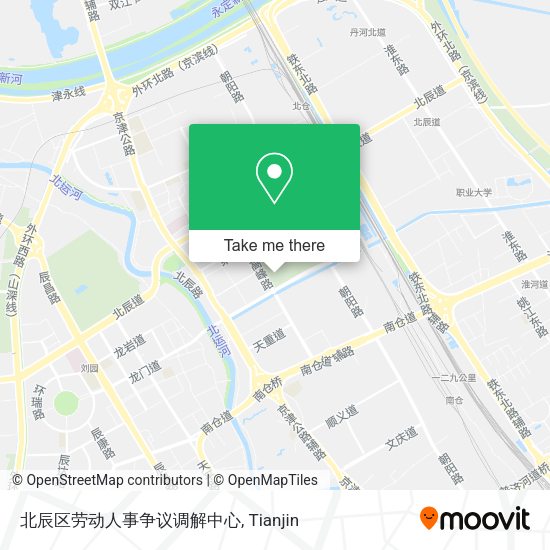 北辰区劳动人事争议调解中心 map
