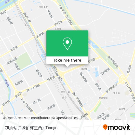 加油站(T城佰栋墅西) map