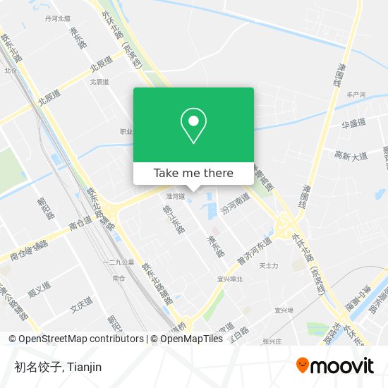 初名饺子 map
