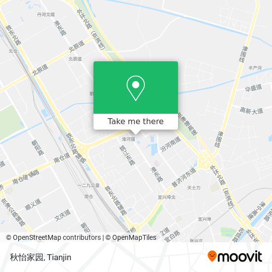秋怡家园 map