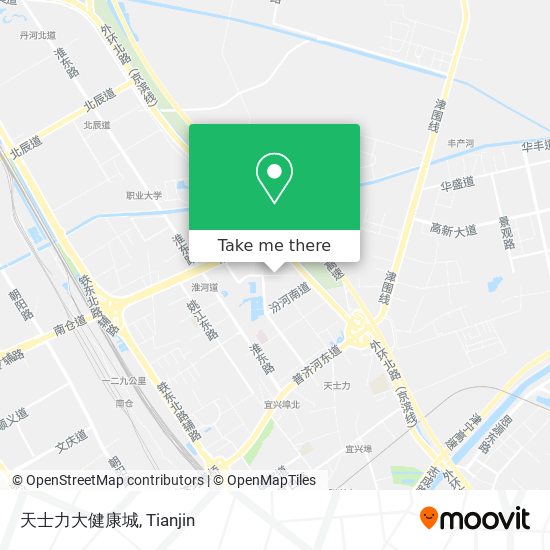 天士力大健康城 map