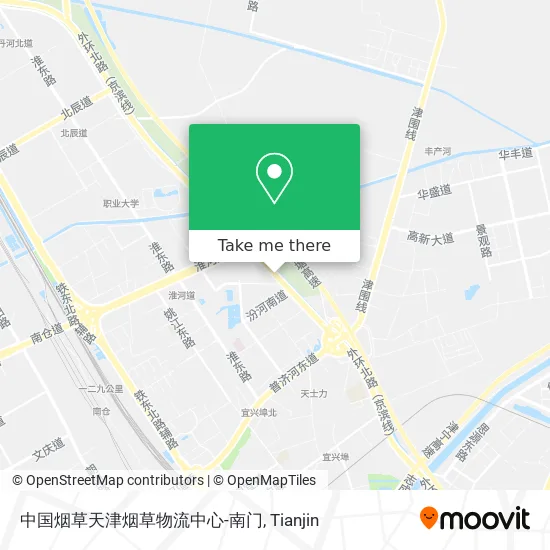 中国烟草天津烟草物流中心-南门 map