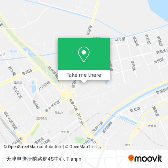 天津申隆捷豹路虎4S中心 map
