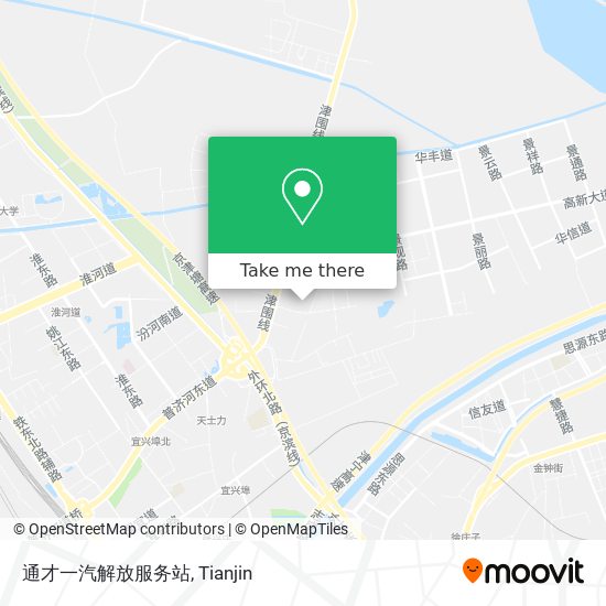 通才一汽解放服务站 map