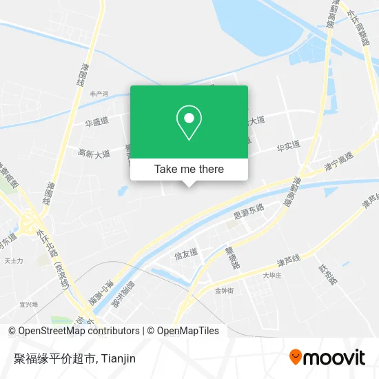 聚福缘平价超市 map