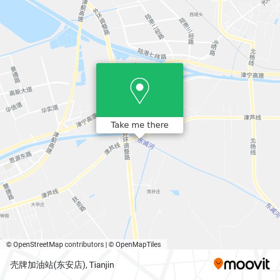 壳牌加油站(东安店) map