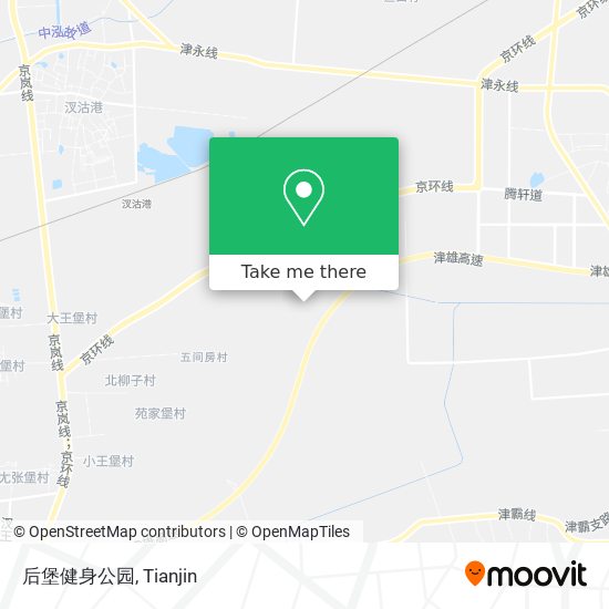后堡健身公园 map