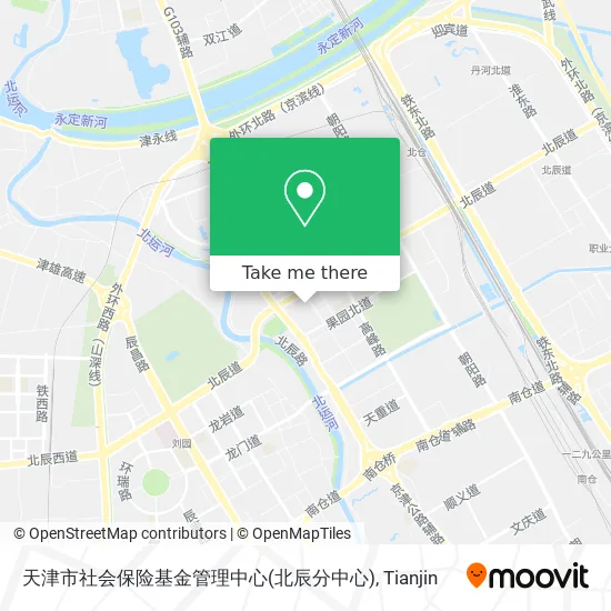 天津市社会保险基金管理中心(北辰分中心) map