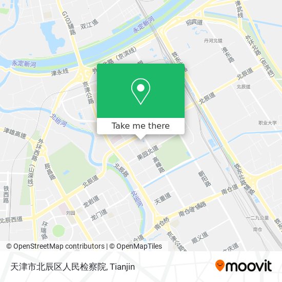 天津市北辰区人民检察院 map
