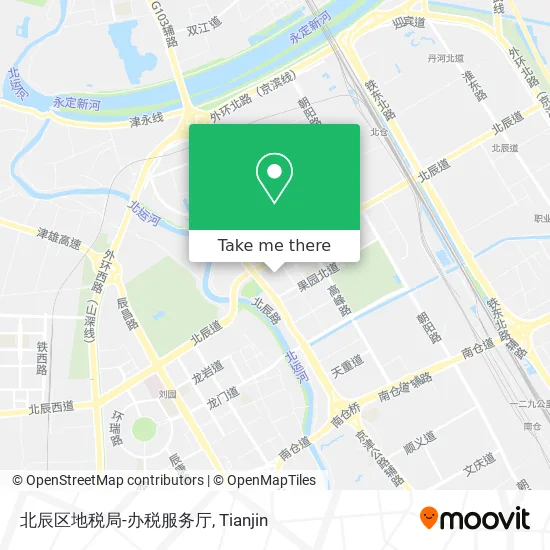 北辰区地税局-办税服务厅 map