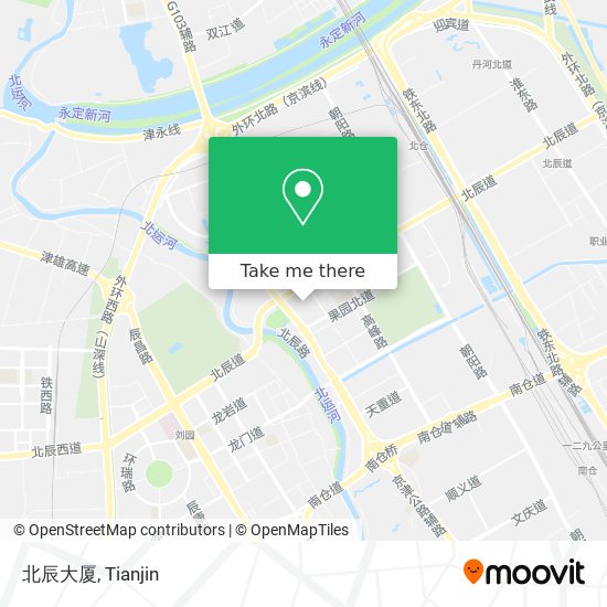 北辰大厦 map