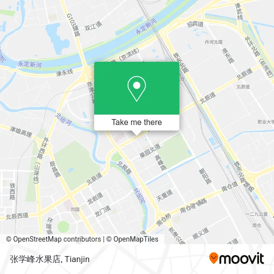 张学峰水果店 map