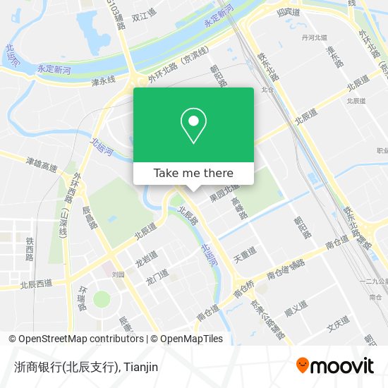 浙商银行(北辰支行) map
