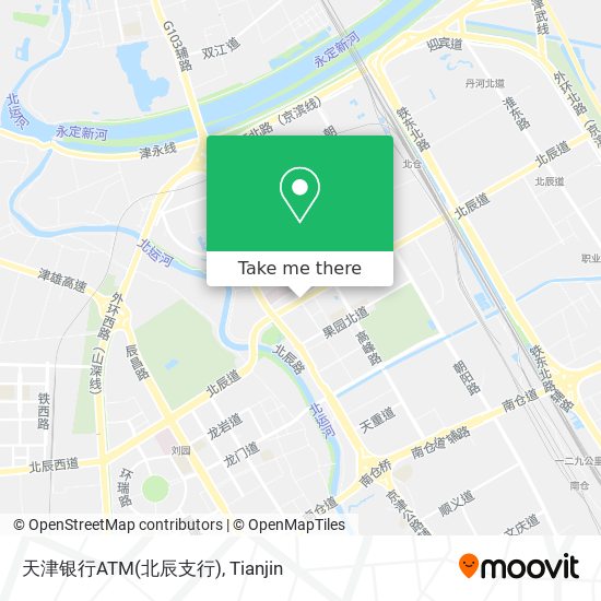 天津银行ATM(北辰支行) map
