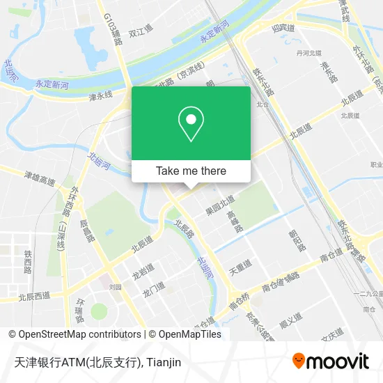 天津银行ATM(北辰支行) map