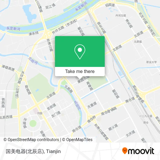 国美电器(北辰店) map