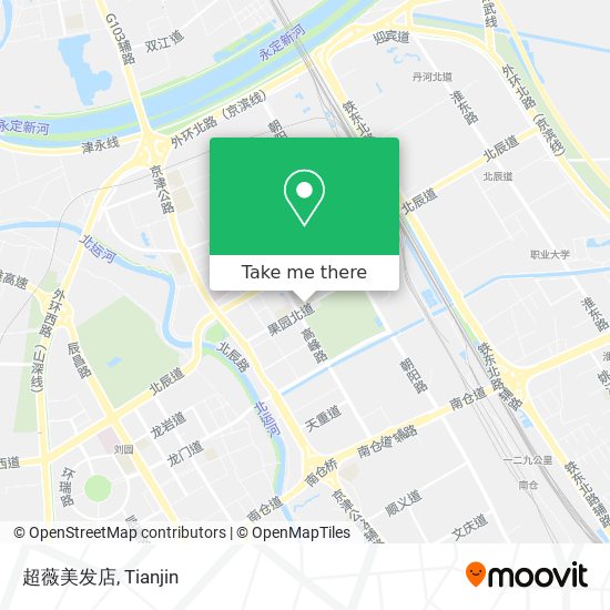 超薇美发店 map