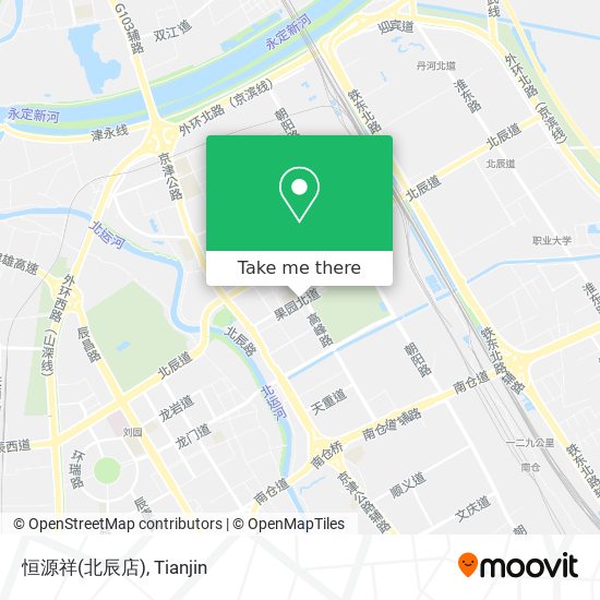 恒源祥(北辰店) map