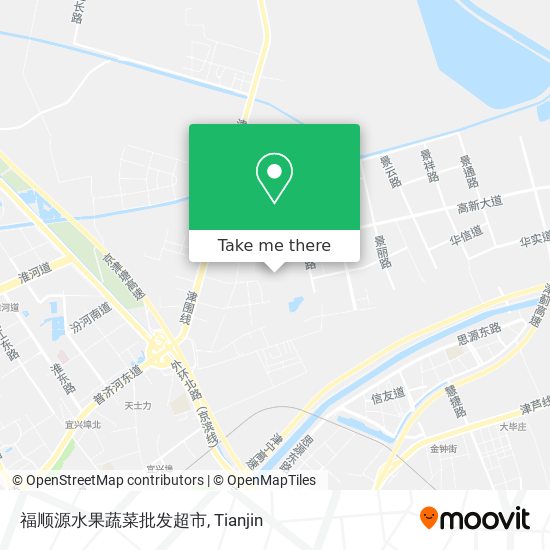 福顺源水果蔬菜批发超市 map