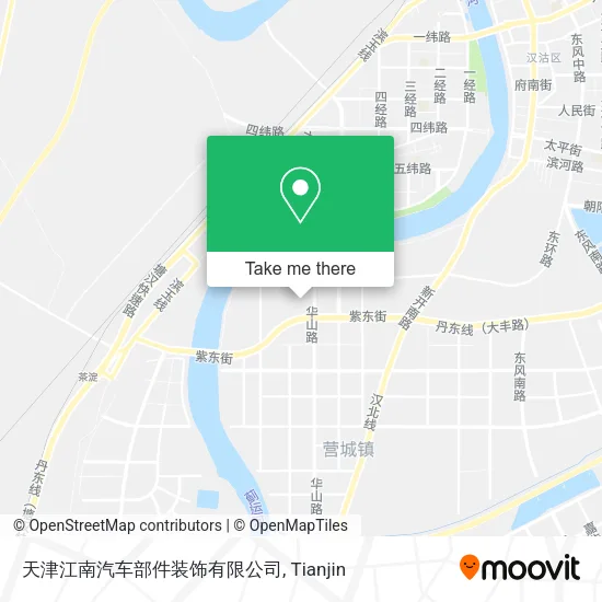 天津江南汽车部件装饰有限公司 map
