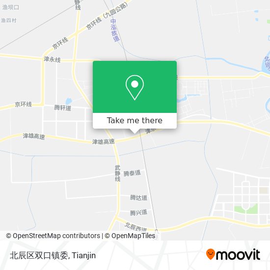 北辰区双口镇委 map