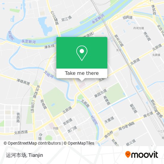 运河市场 map