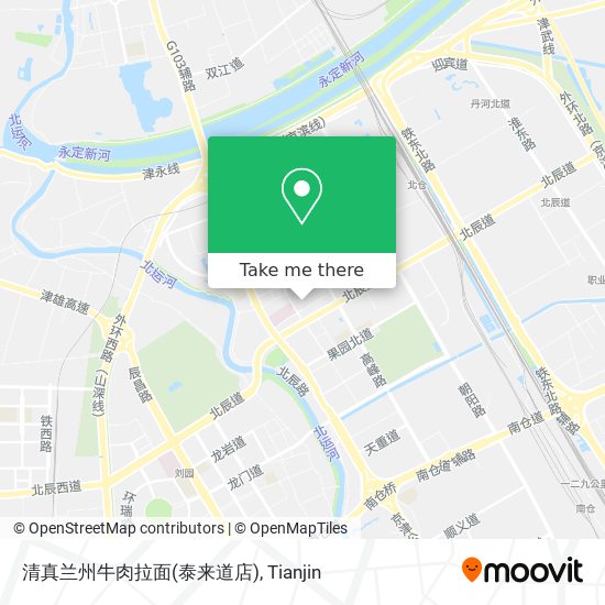 清真兰州牛肉拉面(泰来道店) map