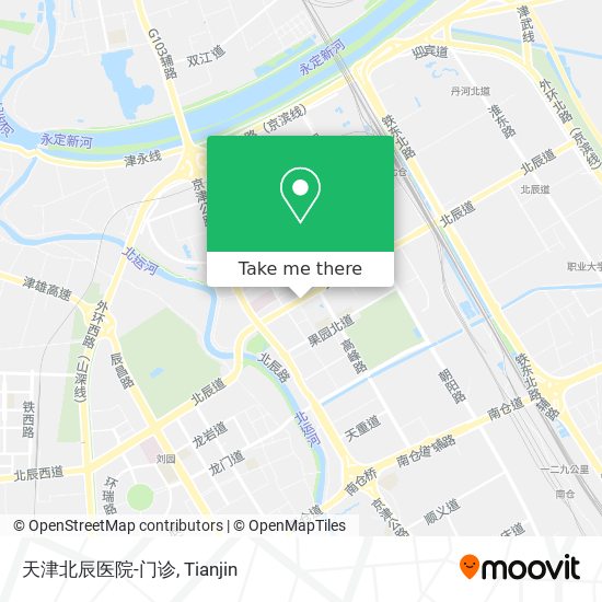 天津北辰医院-门诊 map
