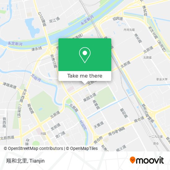 顺和北里 map