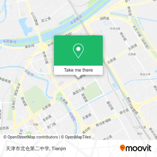 天津市北仓第二中学 map