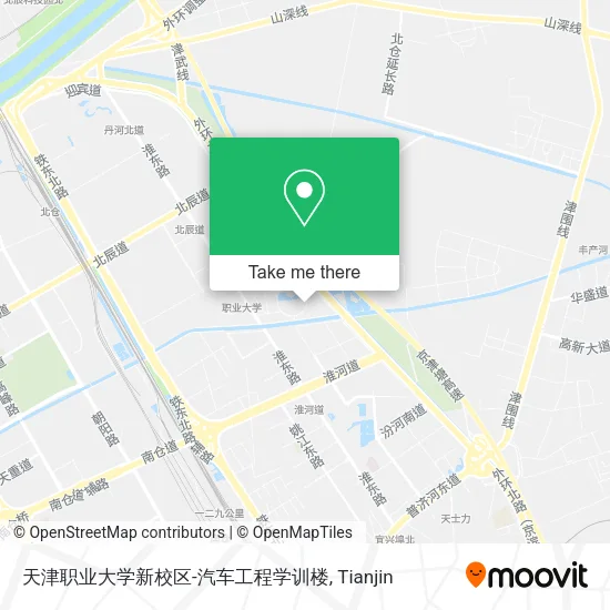 天津职业大学新校区-汽车工程学训楼 map