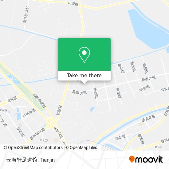 云海轩足道馆 map