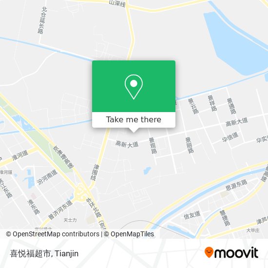 喜悦福超市 map