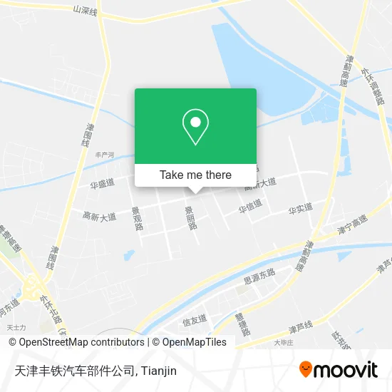 天津丰铁汽车部件公司 map