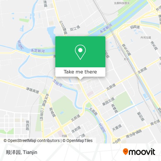 顺泽园 map