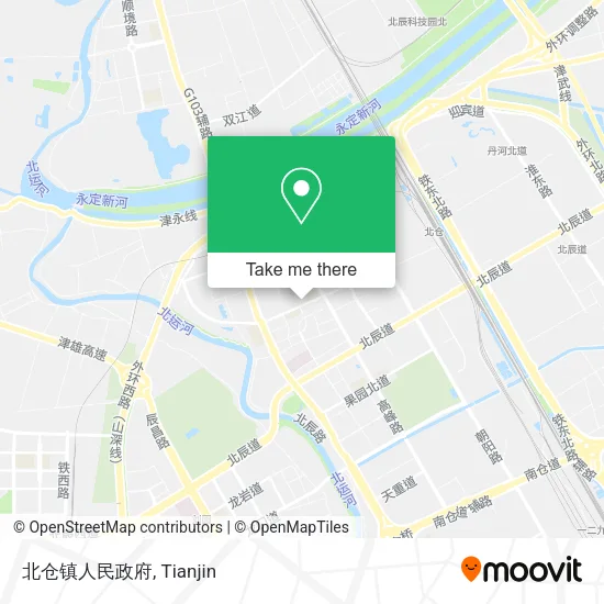 北仓镇人民政府 map