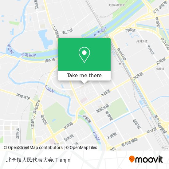 北仓镇人民代表大会 map