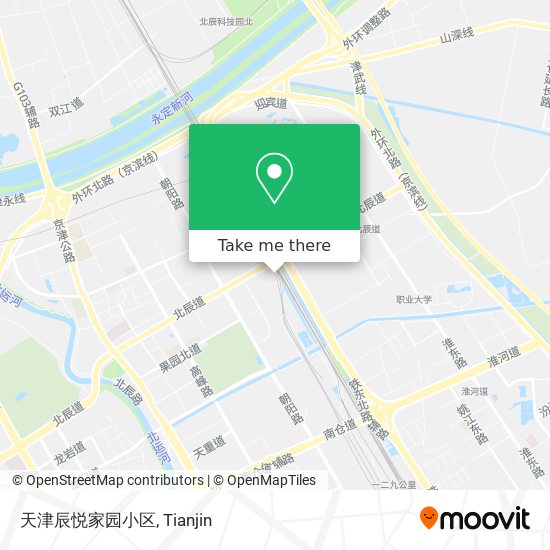 天津辰悦家园小区 map
