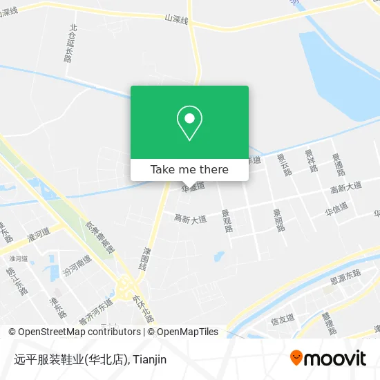 远平服装鞋业(华北店) map
